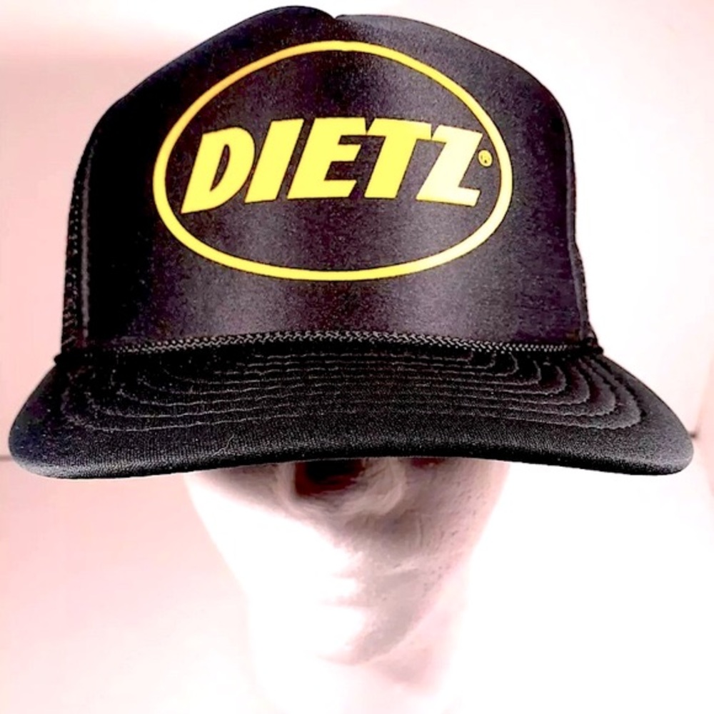VTG DIETZ Nissin Trucker Snapback Hat Baseball Cap